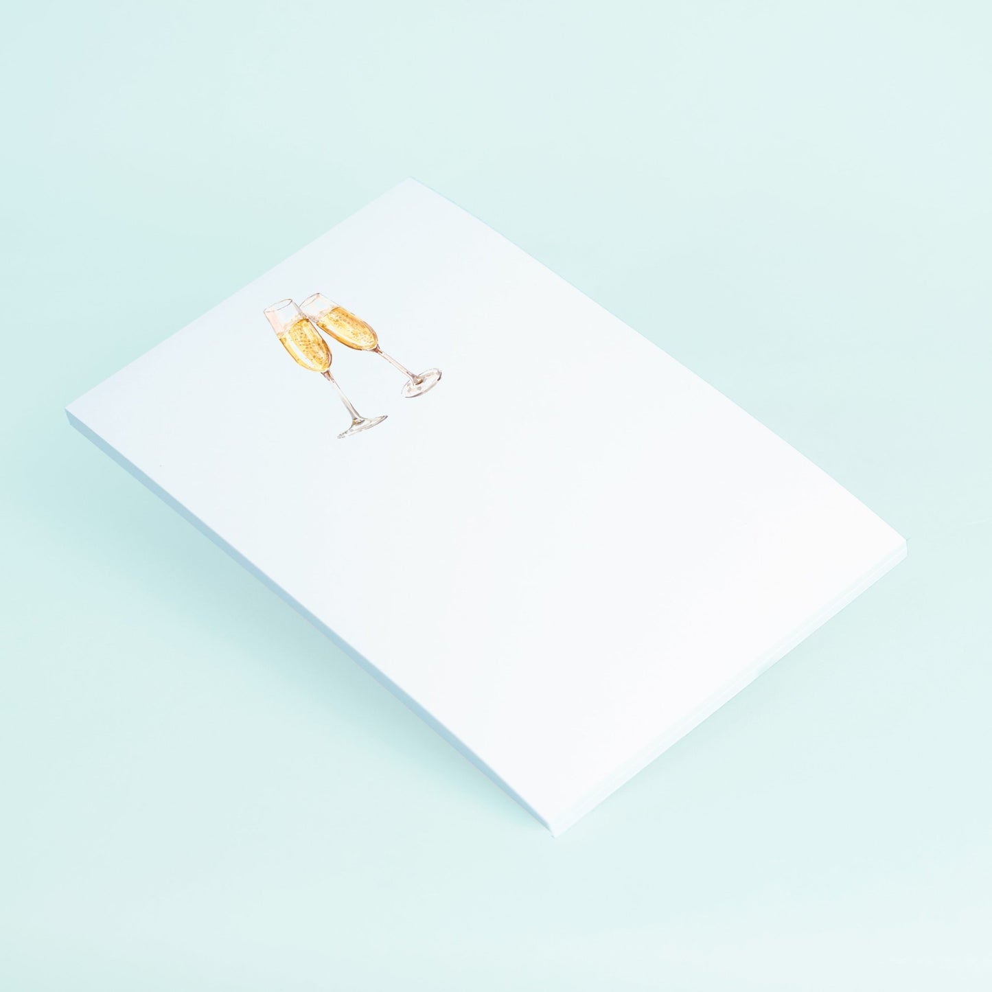 Champagne Clink Notepad - themonogram manor 