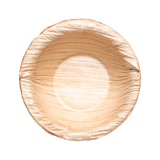 0.5 oz. Round Palm Leaf Eco Friendly Mini Dip Bowls - 25 pcs - themonogram manor 