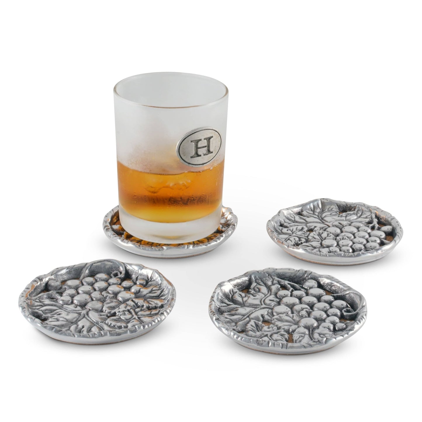 Grape Drink Coaster Set of 4 - themonogram manor 