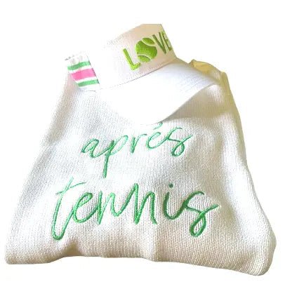 Apres Tennis Sweater - themonogram manor 