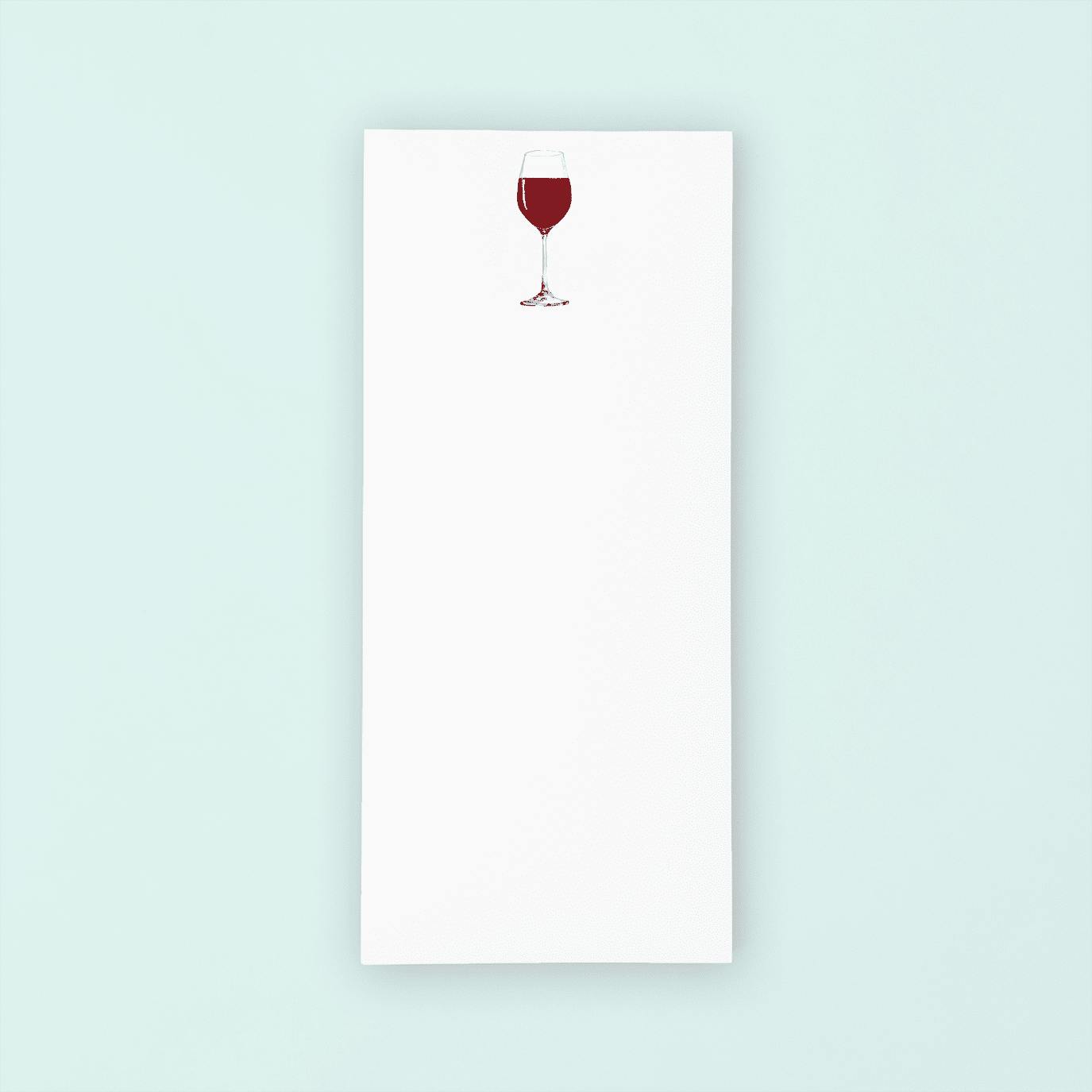Red Wine Lists Pad - themonogram manor 