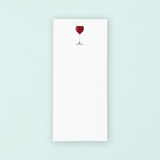 Red Wine Lists Pad - themonogram manor 