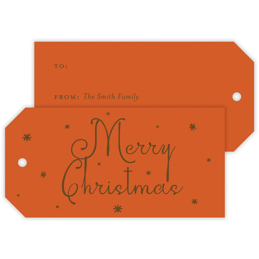 marmalade christmas drip personalized gift tag - themonogram manor 