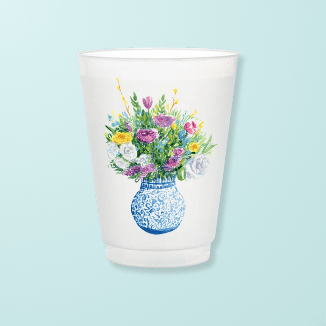 Ginger Jar Frosted Cups - themonogram manor 