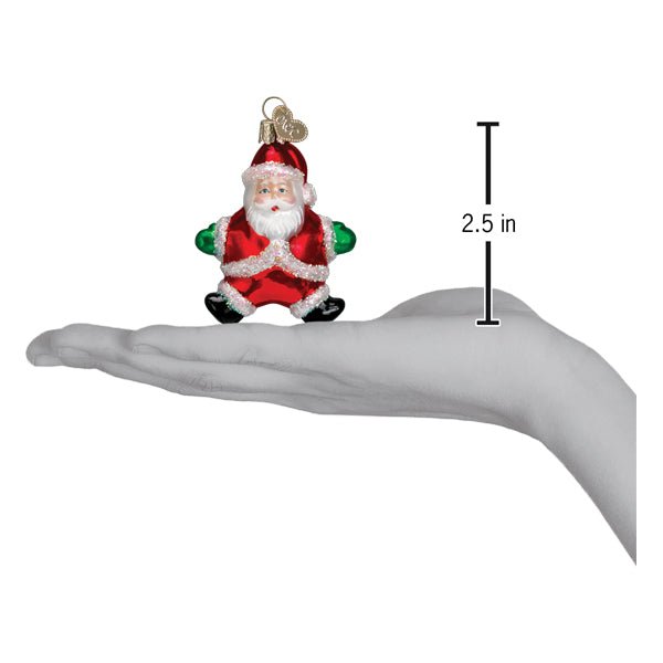 Small Silly Santa Ornament - themonogram manor 