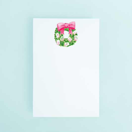 Mahjong Wreath Notepad - themonogram manor 