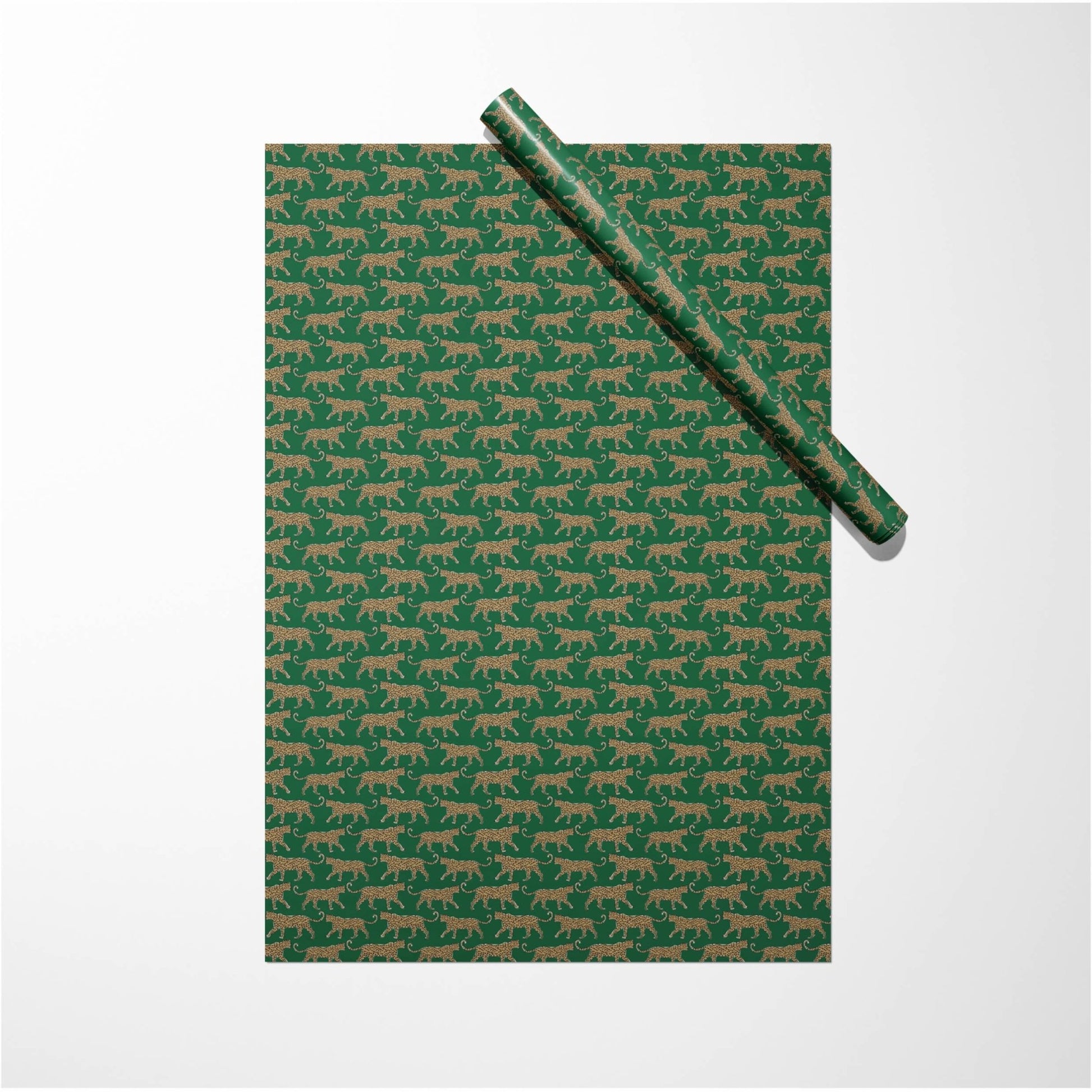 Tiger Leopard Sheet | Gift Wrapping Sheet | Gift Wrap Paper - themonogram manor 