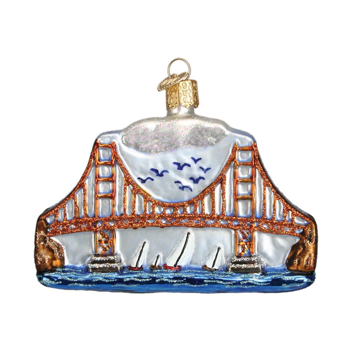 Golden Gate Bridge Ornament - themonogram manor 