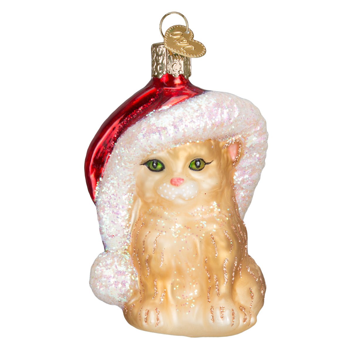 Santa's Kitten Ornament - themonogram manor 
