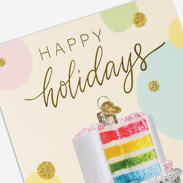 Cake Christmas Card - themonogram manor 