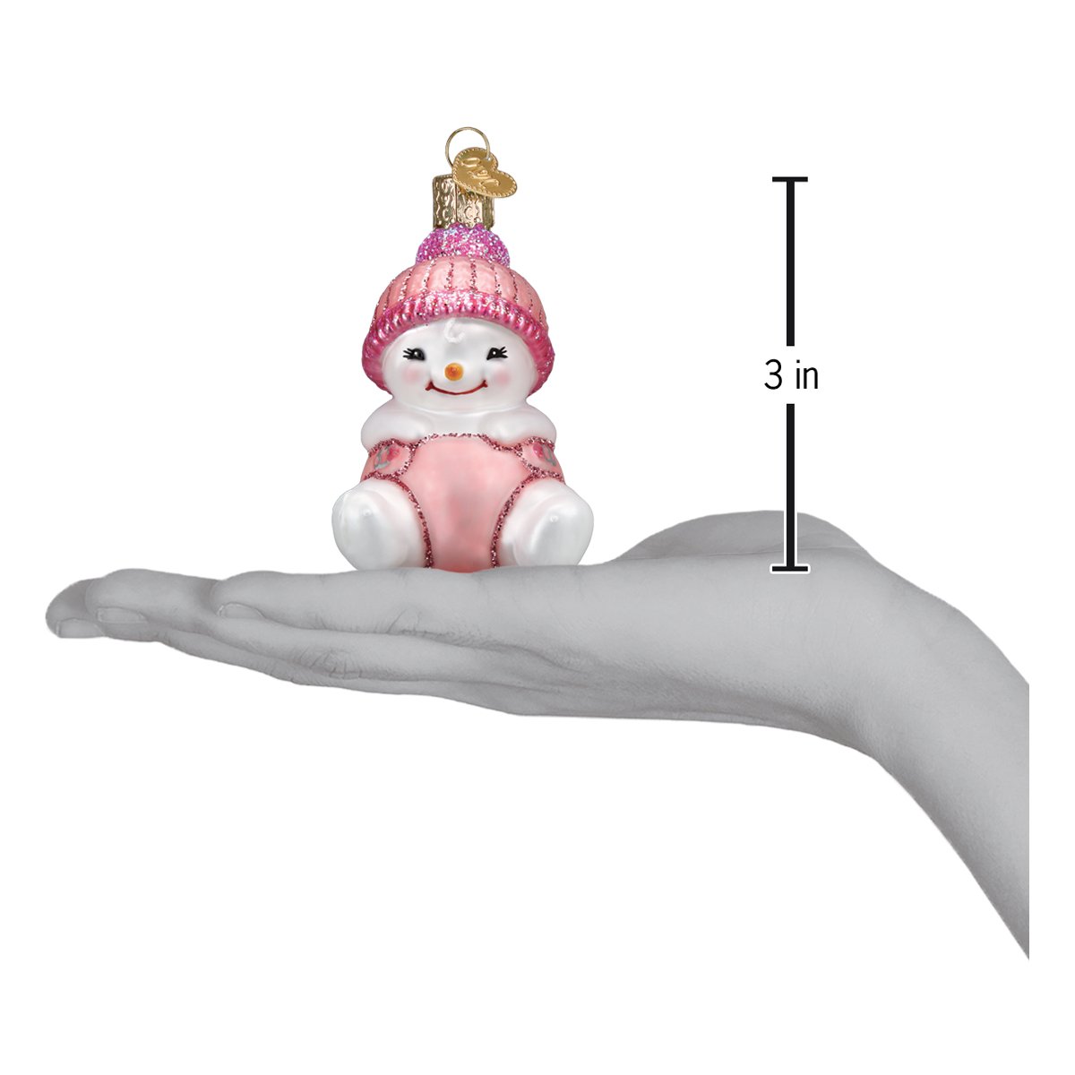 Snow Baby Girl Ornament - themonogram manor 