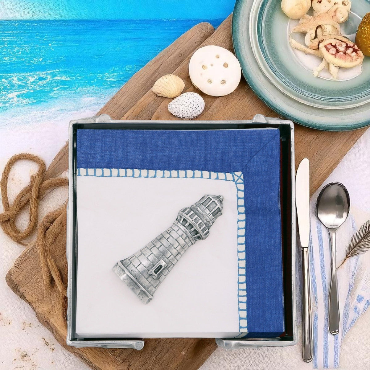 Lighthouse Napkin Weight - themonogram manor 