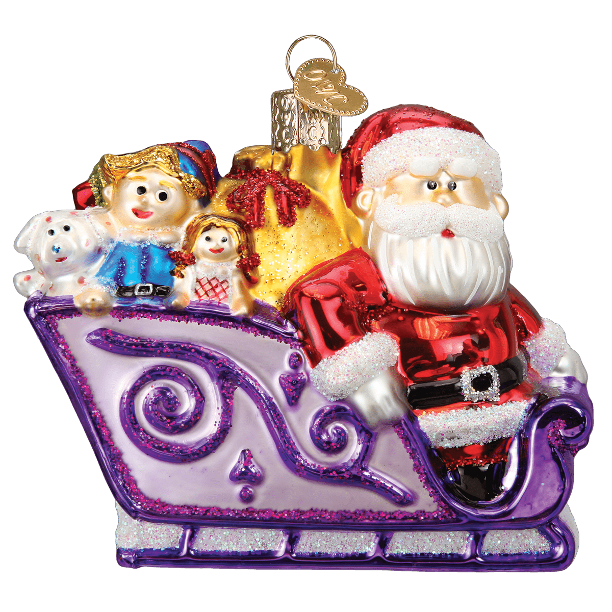 Santa And Friends Ornament - themonogram manor 