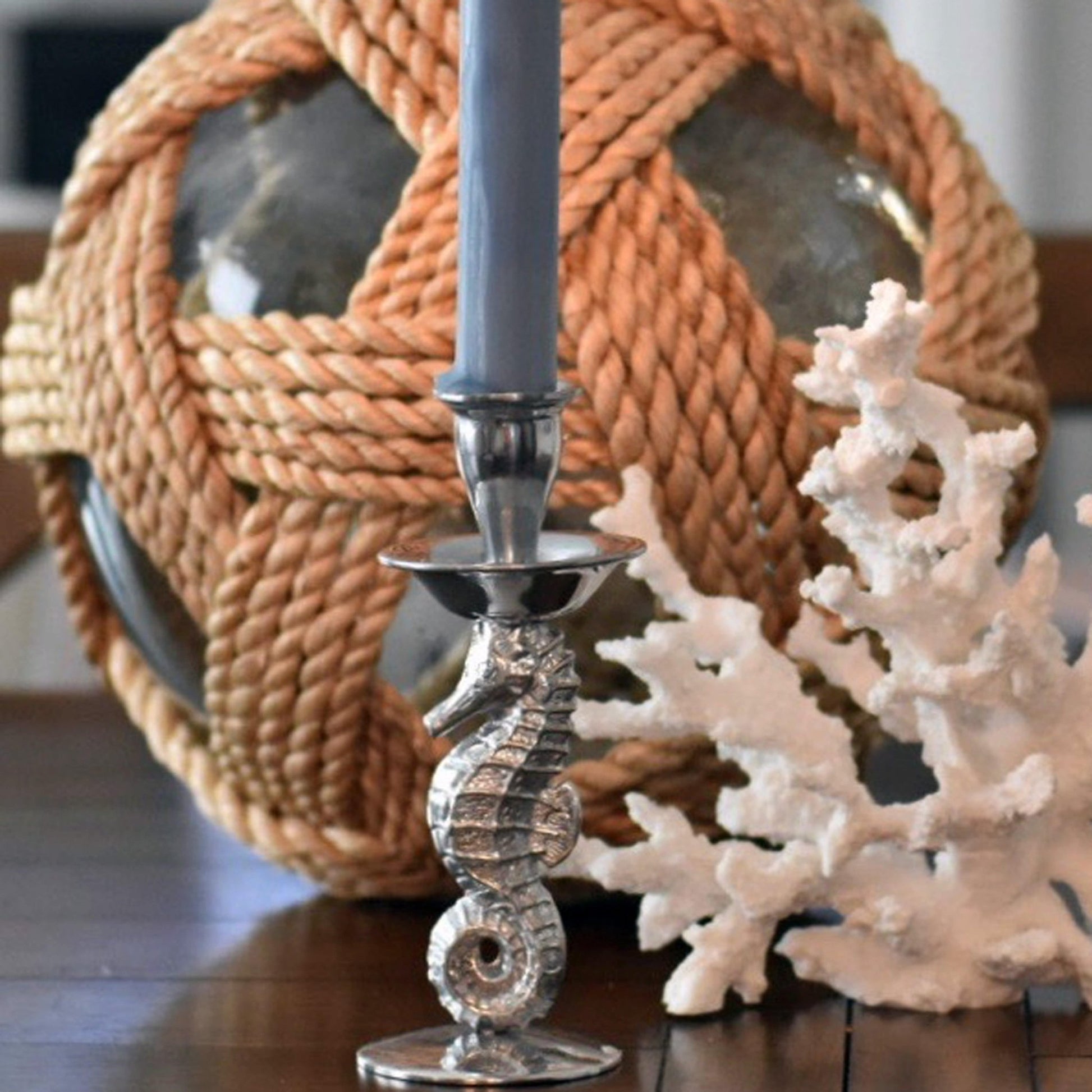 Sea Horse Candle Holder - themonogram manor 