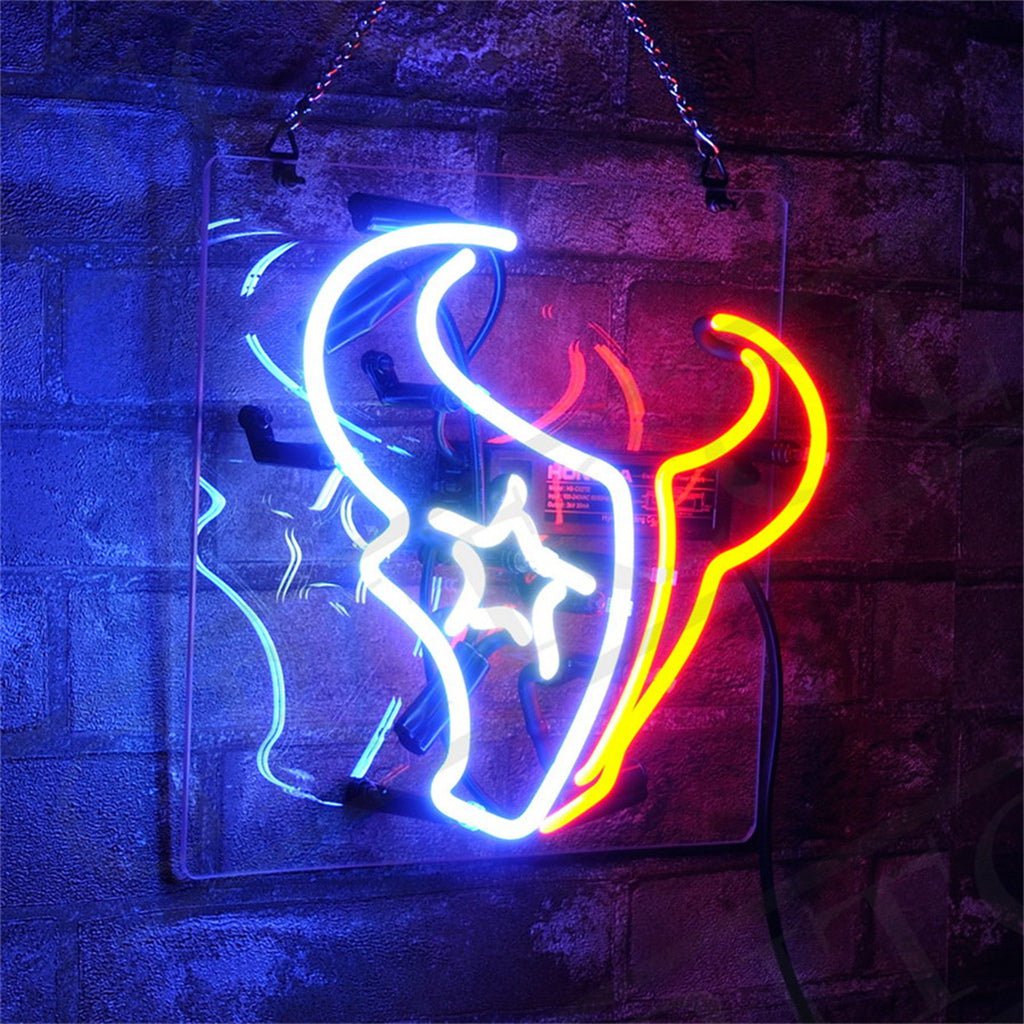 Houston Texans Neon Signs Light - themonogram manor 
