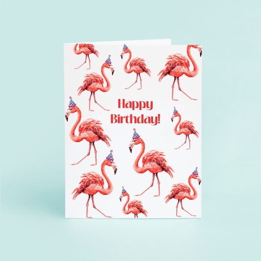 Birthday Flamingos - themonogram manor 