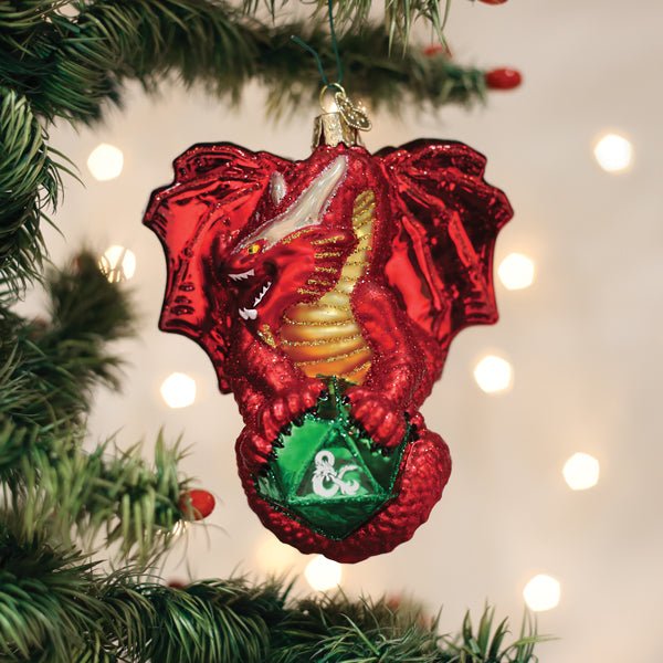 Dungeons & Dragons Red Dragon Ornament - #themonogram manor #