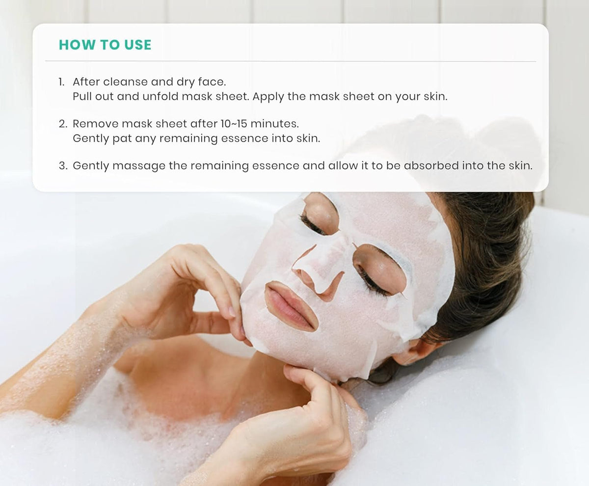 ] Facial Mask Sheet | Korean Skincare | Lighten, Moisturize, Firming Skin | Diminish Dark Spot & Circles (16PRIMECOMBE) - themonogram manor 