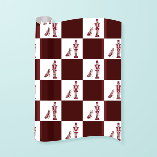College Station Nutcracker Gift Wrap - themonogram manor 