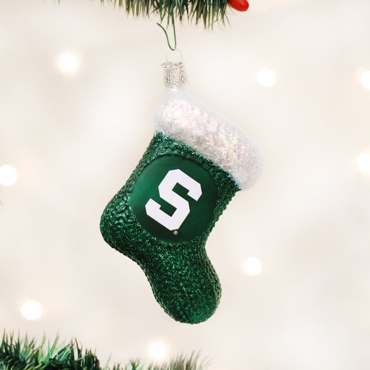Michigan State Stocking - themonogram manor 