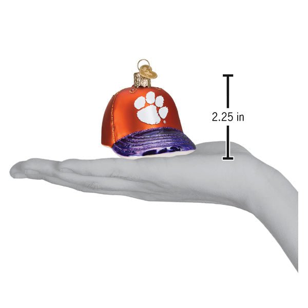 Clemson Baseball Cap Ornament - #themonogram manor #