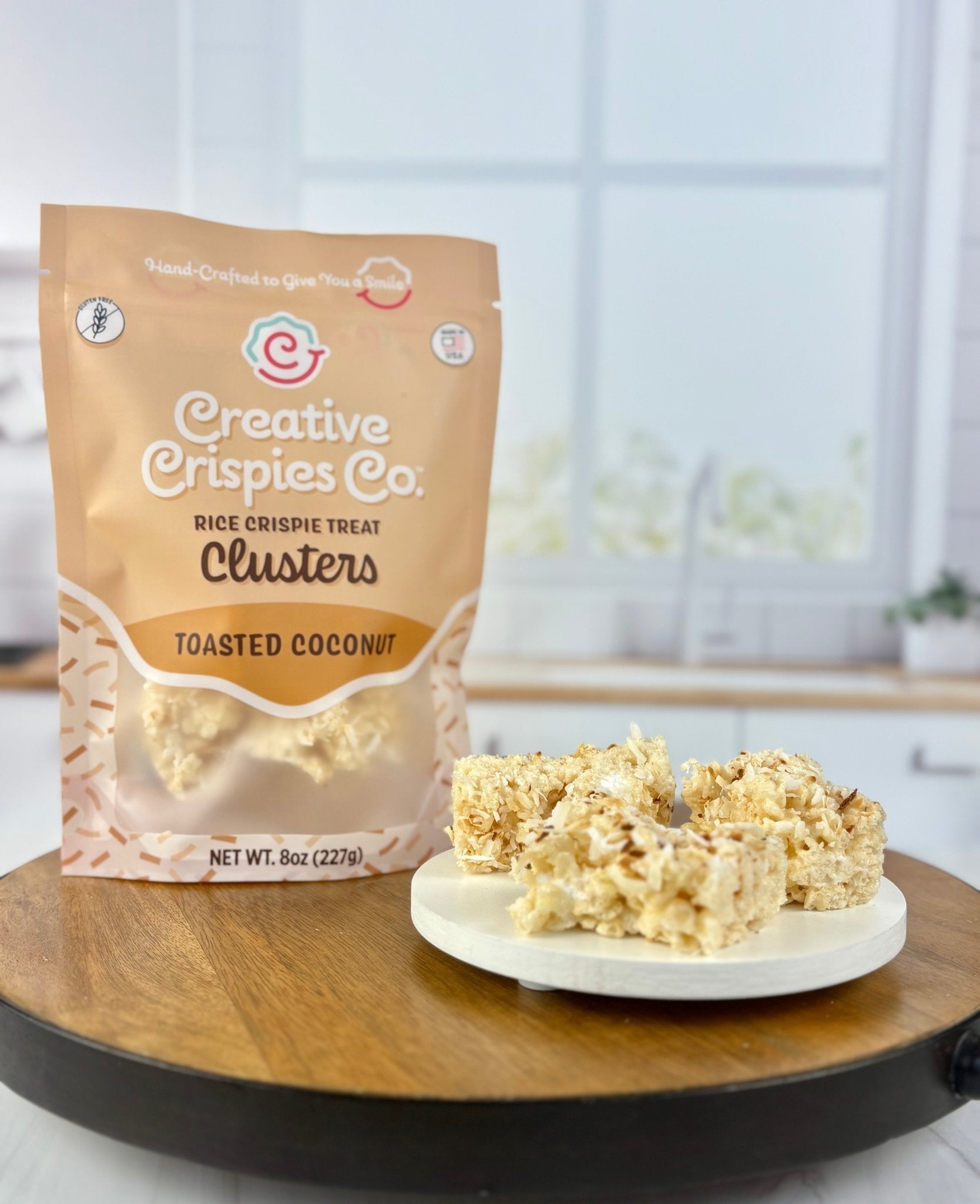 "Clusters" Toasted Coconut Crispie Mix Clusters - themonogram manor 