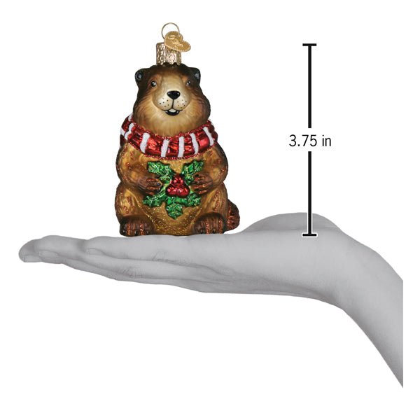Merry Marmot Ornament - themonogram manor 