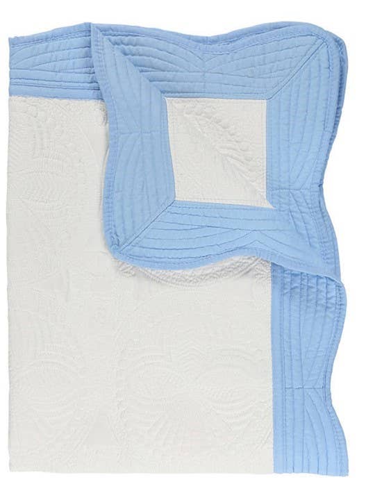 Heirloom Quilt - Baby Quilt Blanket Monogram - themonogram manor 