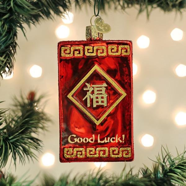 Lucky Red Envelope Ornament - themonogram manor 