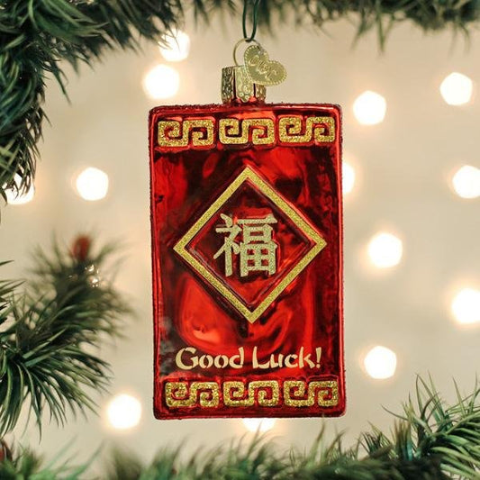 Lucky Red Envelope Ornament - themonogram manor 