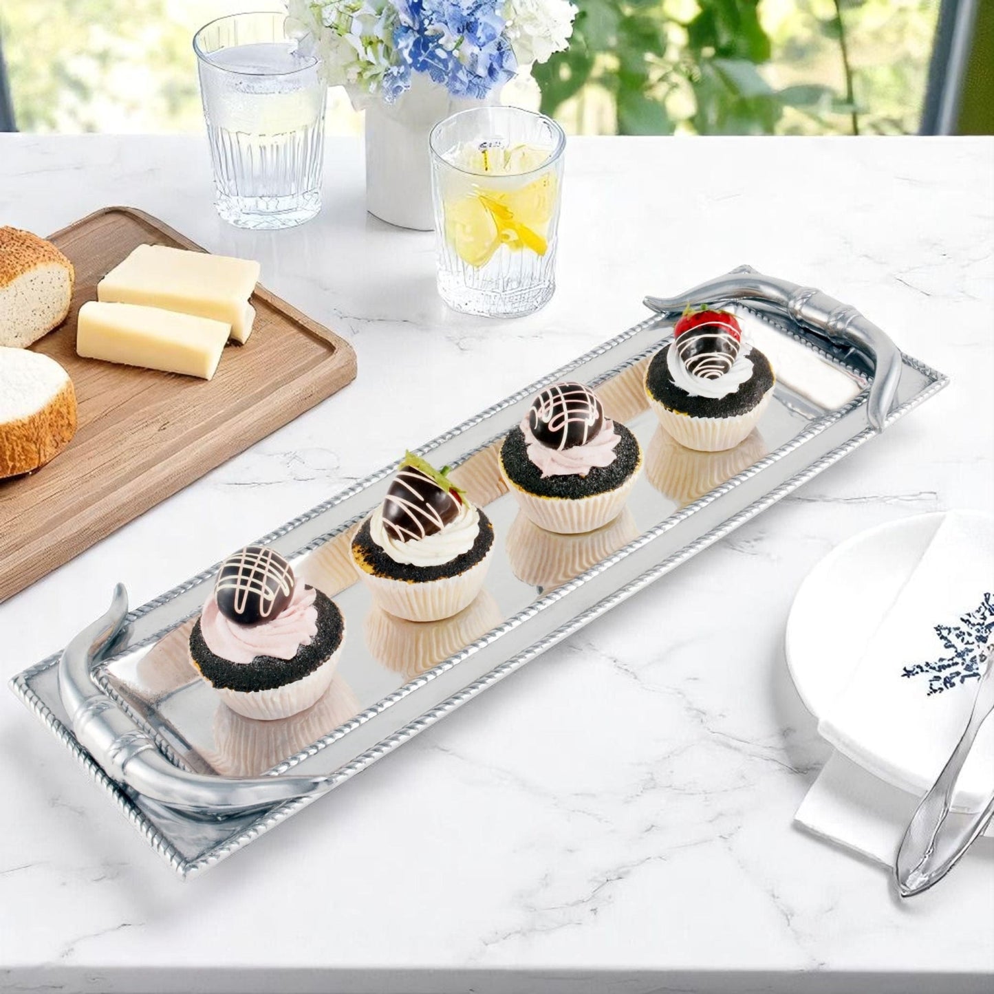 Longhorn Oblong Tray - themonogram manor 