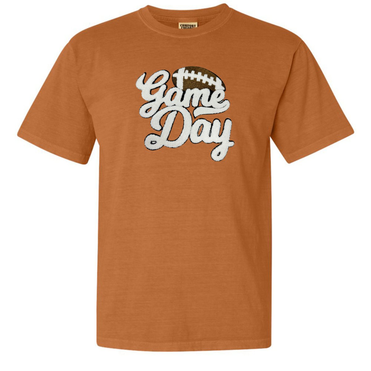 Football 'Game Day' Letter Patch T-Shirt - themonogram manor 