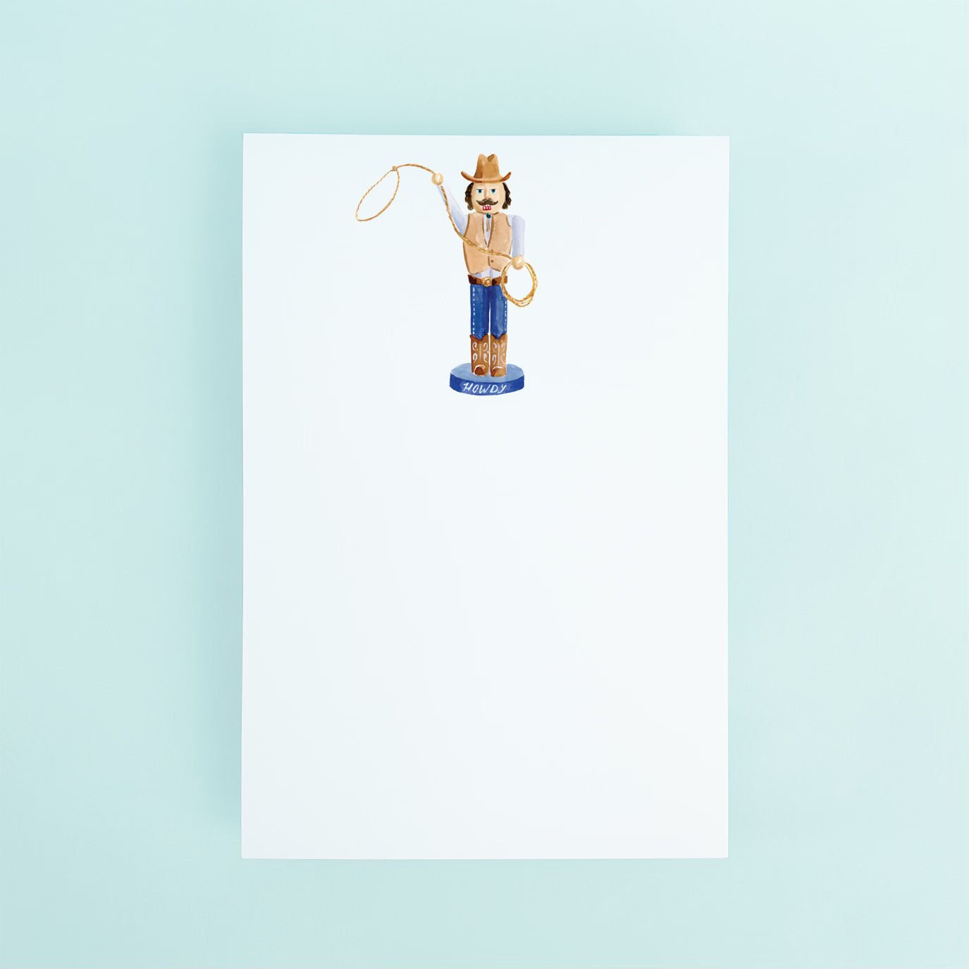 Cowboy Nutcracker Notepad - themonogram manor 