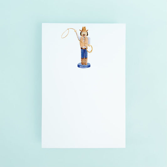 Cowboy Nutcracker Notepad - themonogram manor 