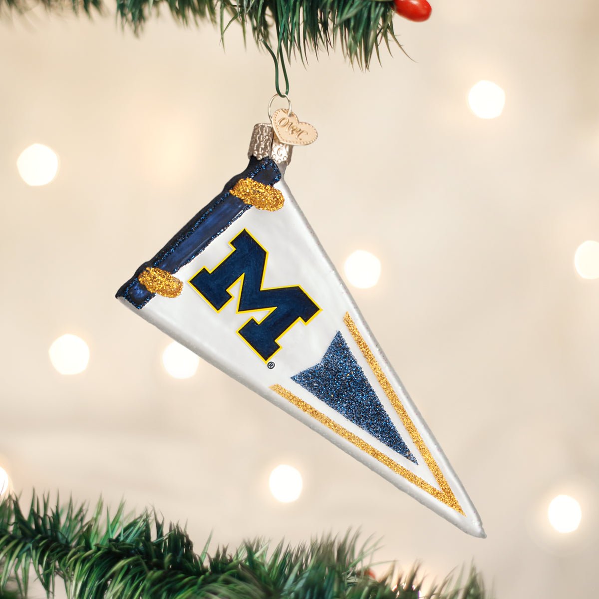 Michigan Pennant Ornament - #themonogram manor #
