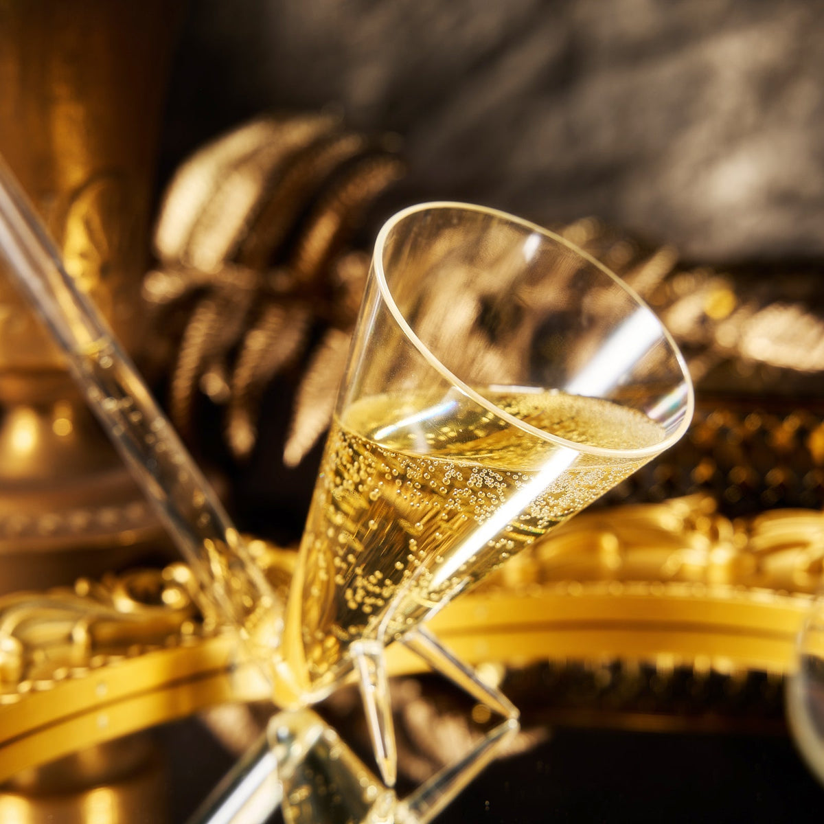 Festa Acrylic Champagne Shooter, Set of 2 - themonogram manor 