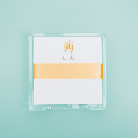 Champagne Clink Desk Set - themonogram manor 