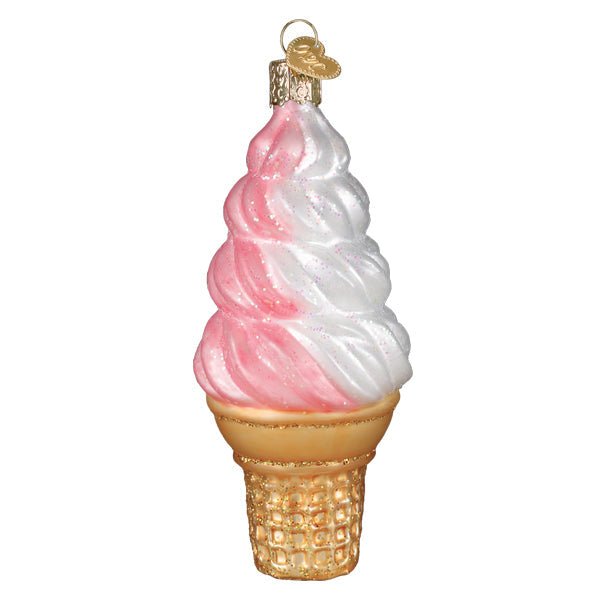 Strawberry Swirl Soft Serve Ornament - themonogram manor 
