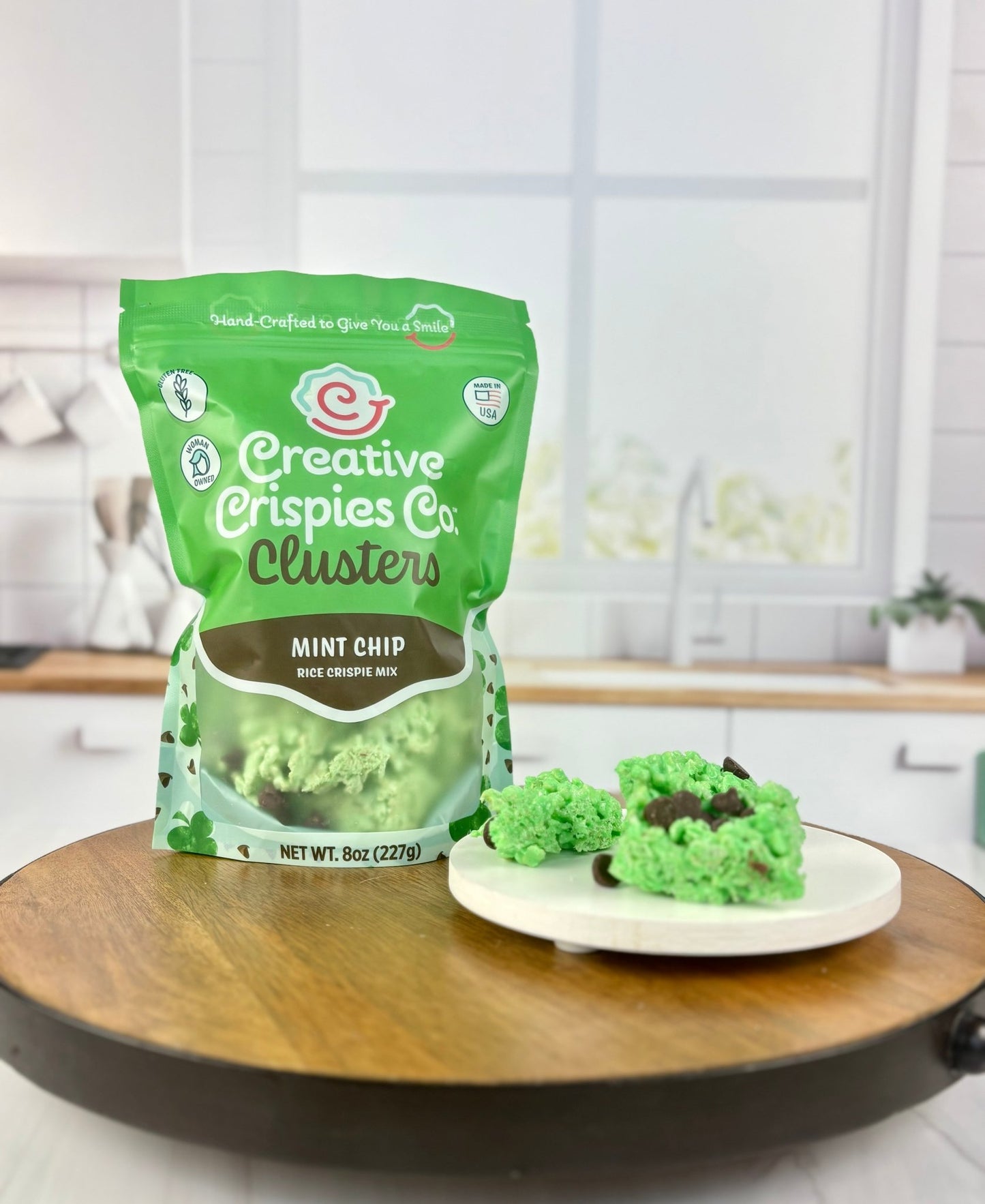 "Clusters" Mint Chip Crispie Mix Clusters - themonogram manor 