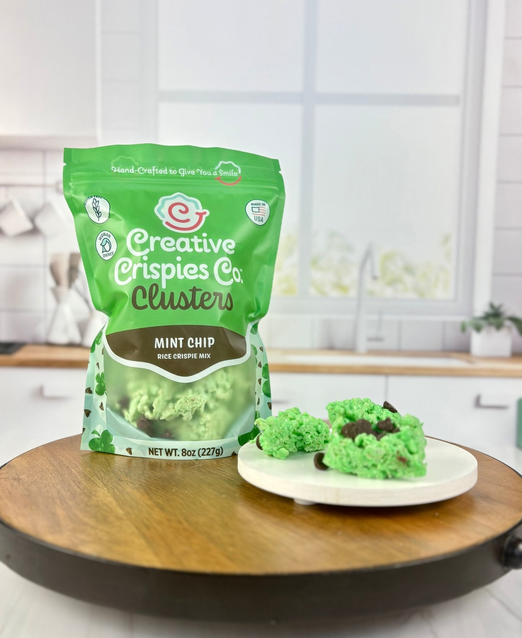 "Clusters" Mint Chip Crispie Mix Clusters - themonogram manor 