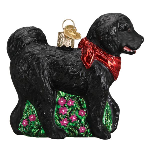 Black Doodle Dog Ornament - themonogram manor 