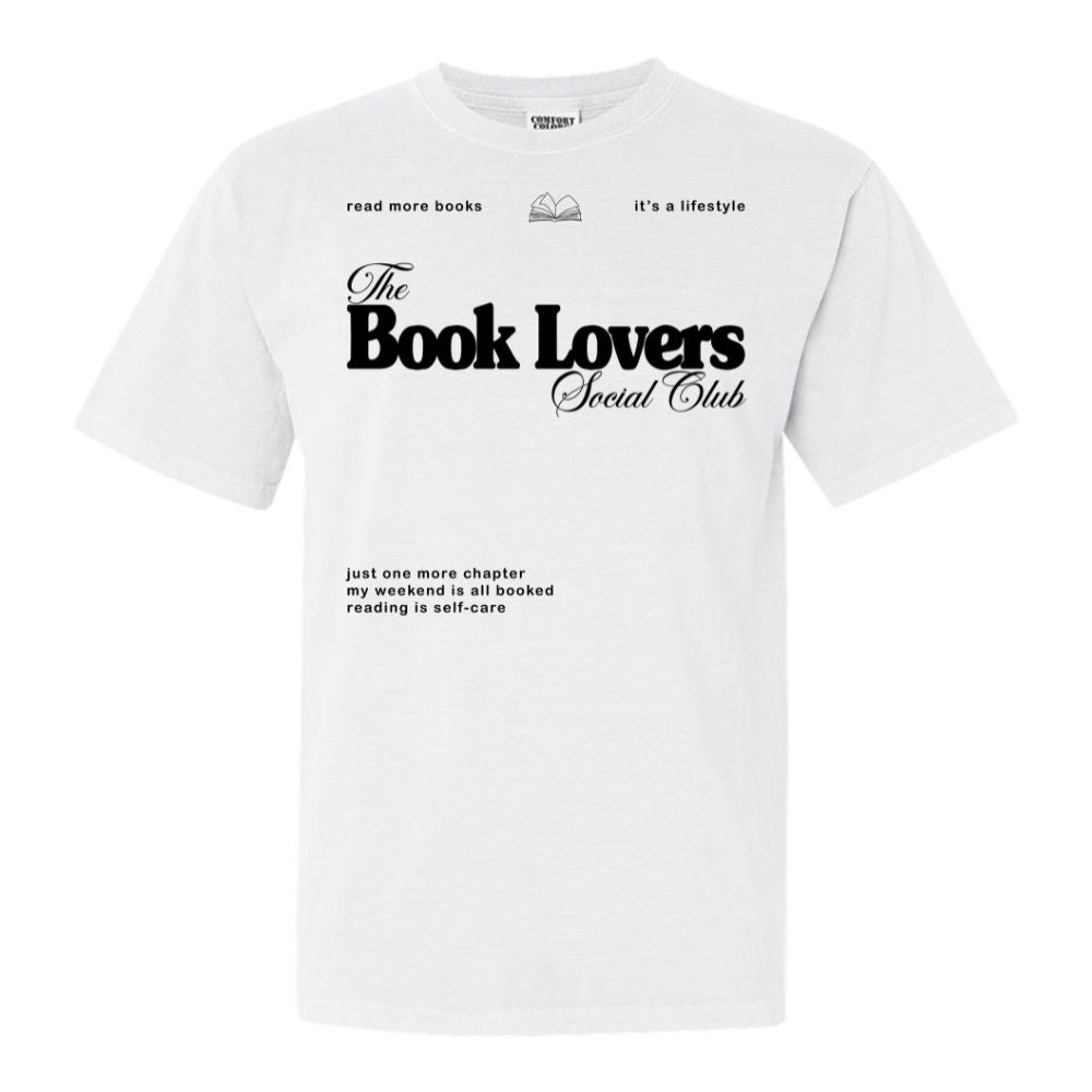 'Book Lovers Social Club' T-Shirt - themonogram manor 