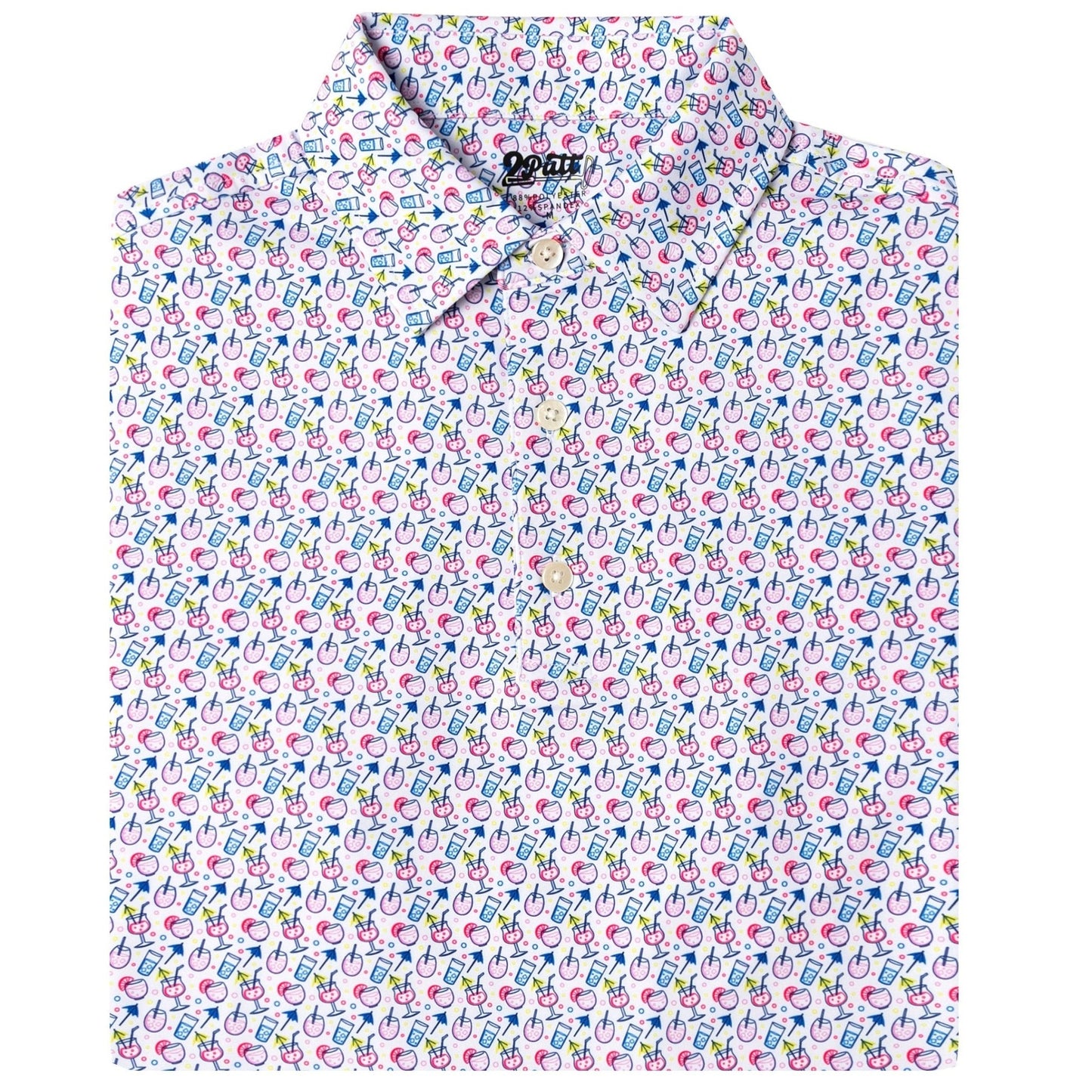 It's 5 O'clock Somewhere Men's Polo - themonogram manor 