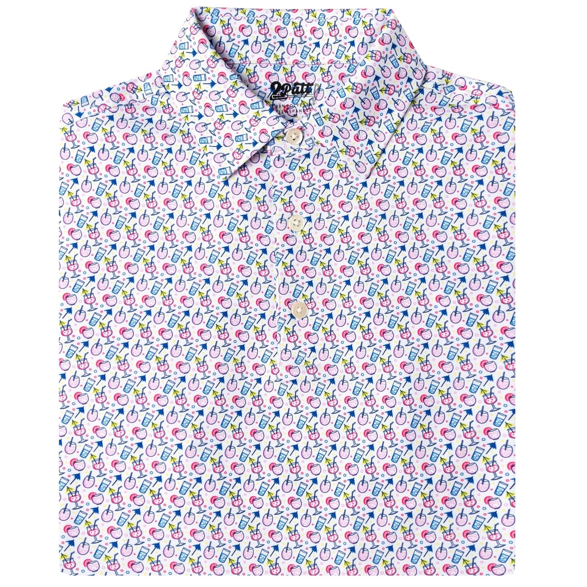 It's 5 O'clock Somewhere Men's Polo - themonogram manor 