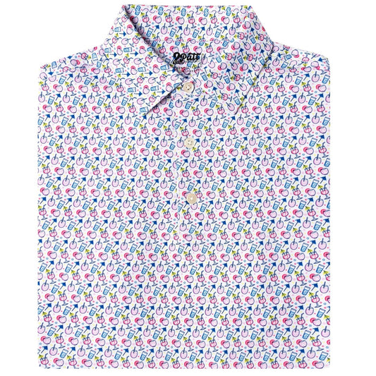 It's 5 O'clock Somewhere Men's Polo - themonogram manor 