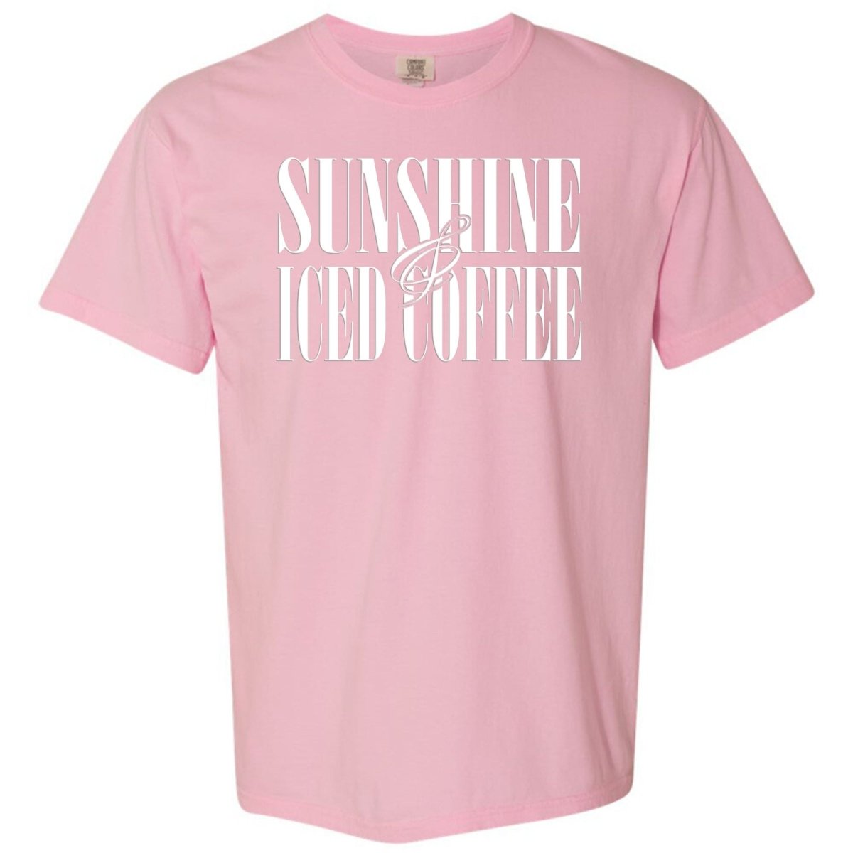 PUFF 'Sunshine & Iced Coffee' T-Shirt - themonogram manor 