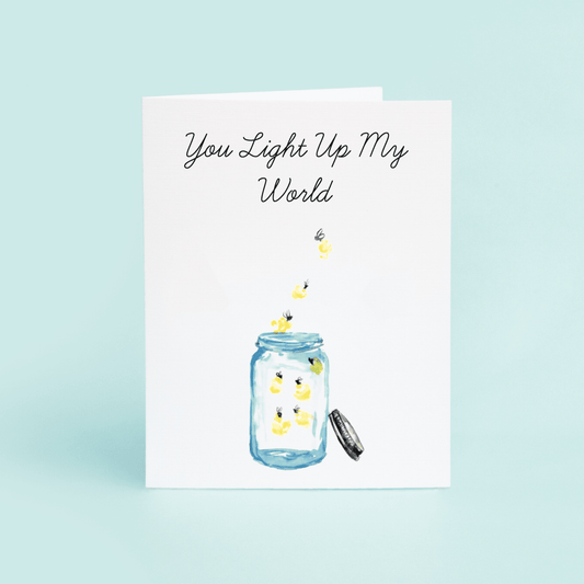 Lightning Bugs "You Light up My World" - themonogram manor 