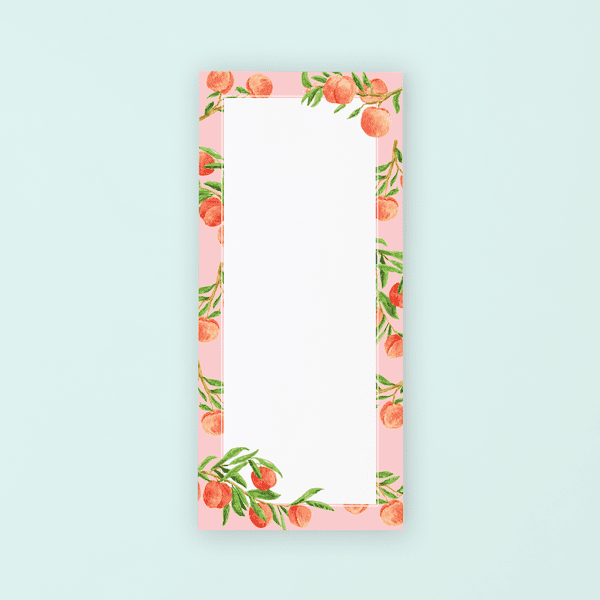 Peaches Lists Pad Lists Pad - themonogram manor 