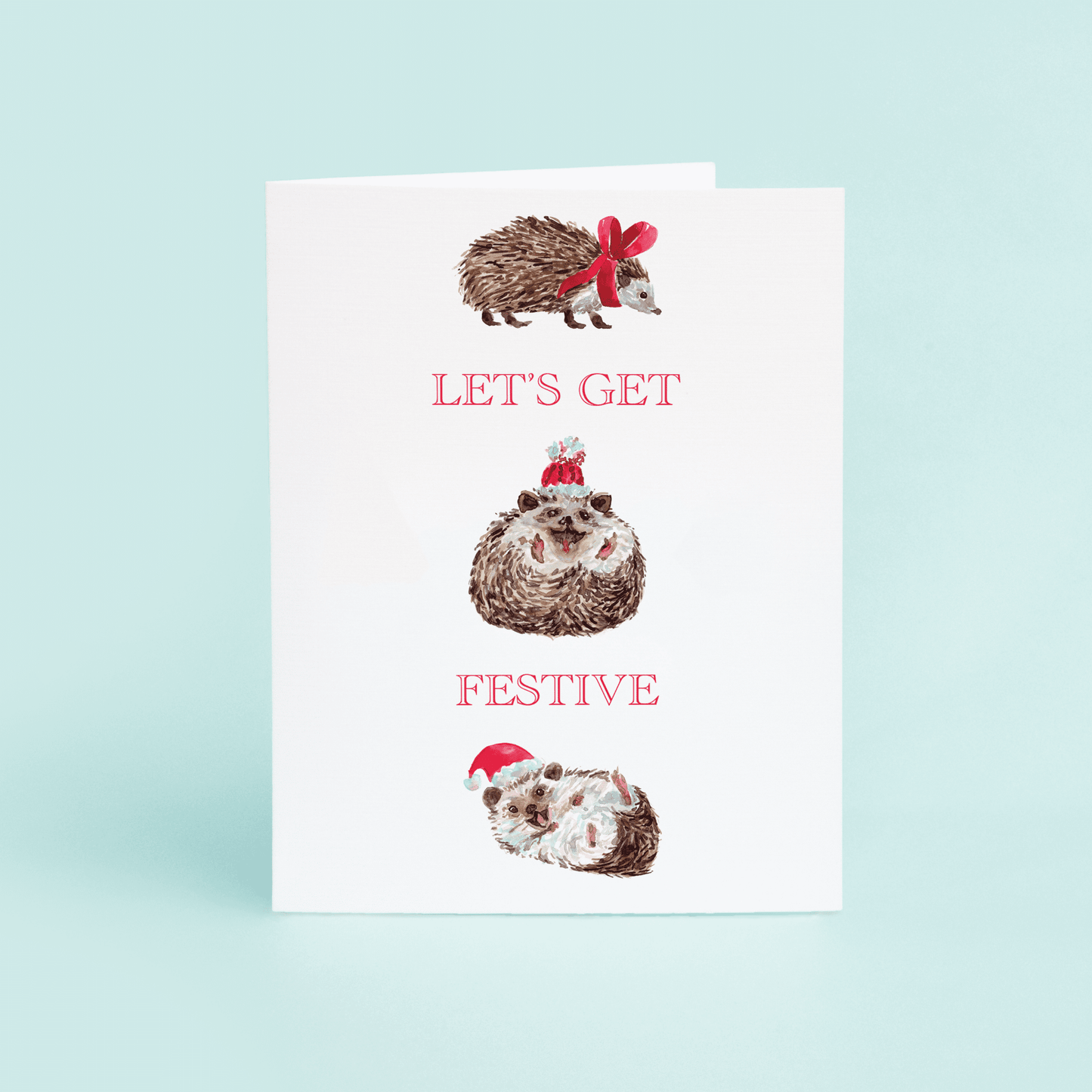 Let's Get Festive Hedgehogs - themonogram manor 