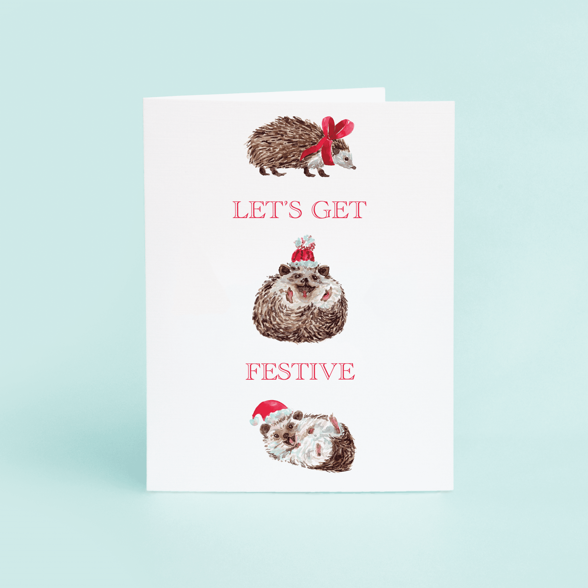 Let's Get Festive Hedgehogs - themonogram manor 